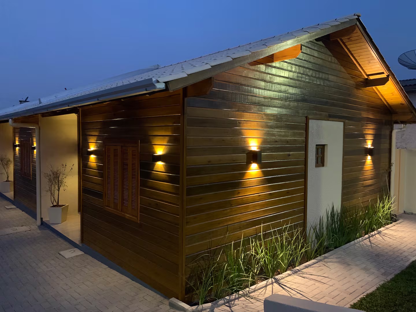 Chalé típico de montanha